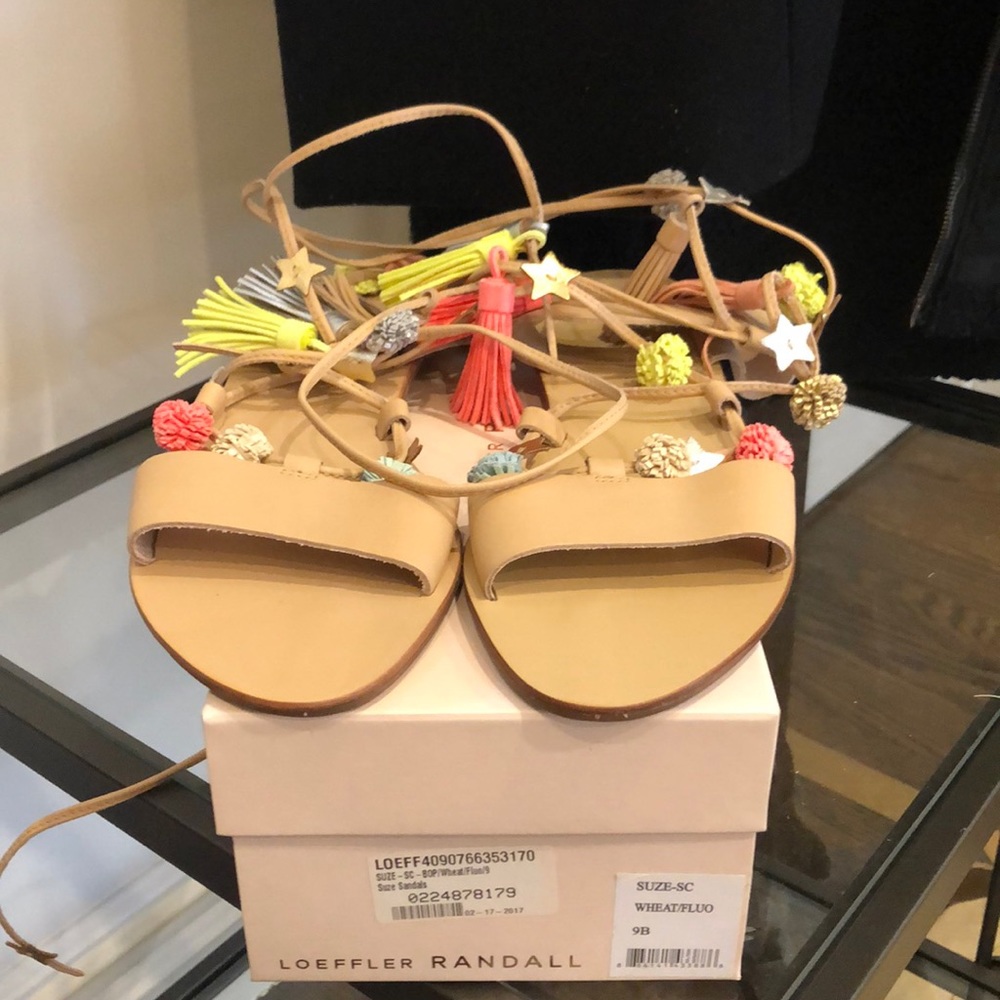 COPY - Loeffler Randall never worn sandals!